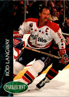 1992 Parkhurst French Rod Langway #433