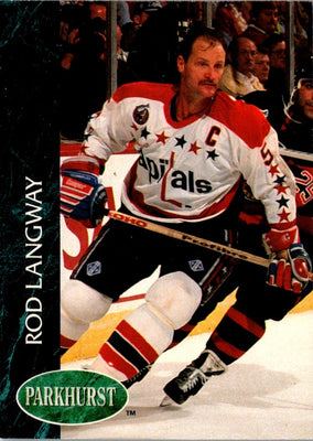 1992 Parkhurst French Rod Langway #433