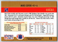 1990 Pro Set Mike Cofer #11