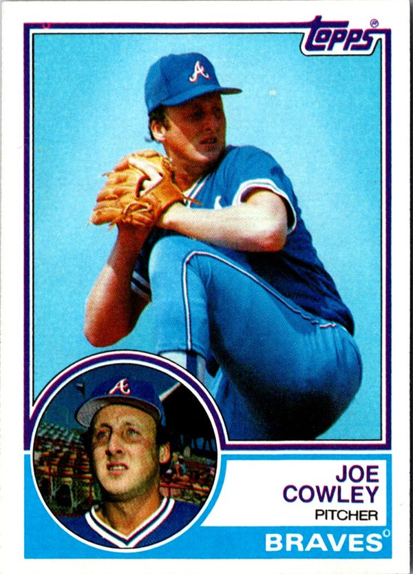 1983 Topps Joe Cowley #288 Rookie EX