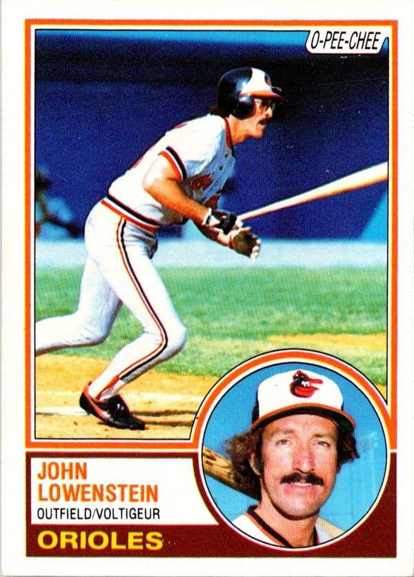 1983 O-Pee-Chee John Lowenstein #337