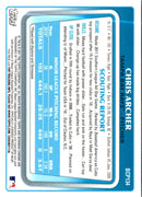2011 Bowman Chrome Prospects Chris Archer