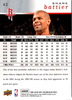 2008 Upper Deck Shane Battier #63