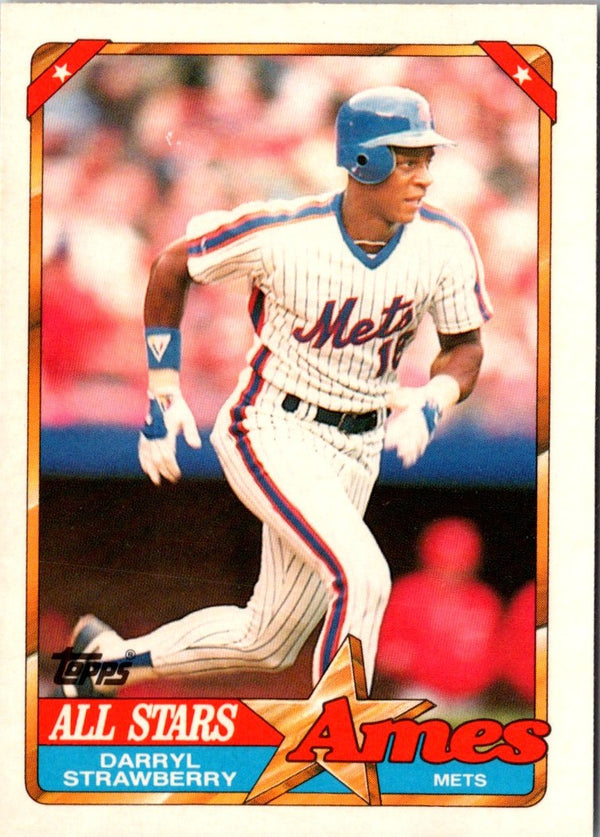 1990 Topps Ames All-Stars Darryl Strawberry #23