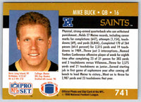 1992 Proset Mike Buck #741