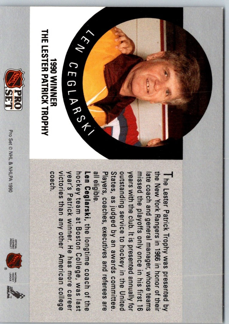 1990 Pro Set The Lester Patrick Trophy