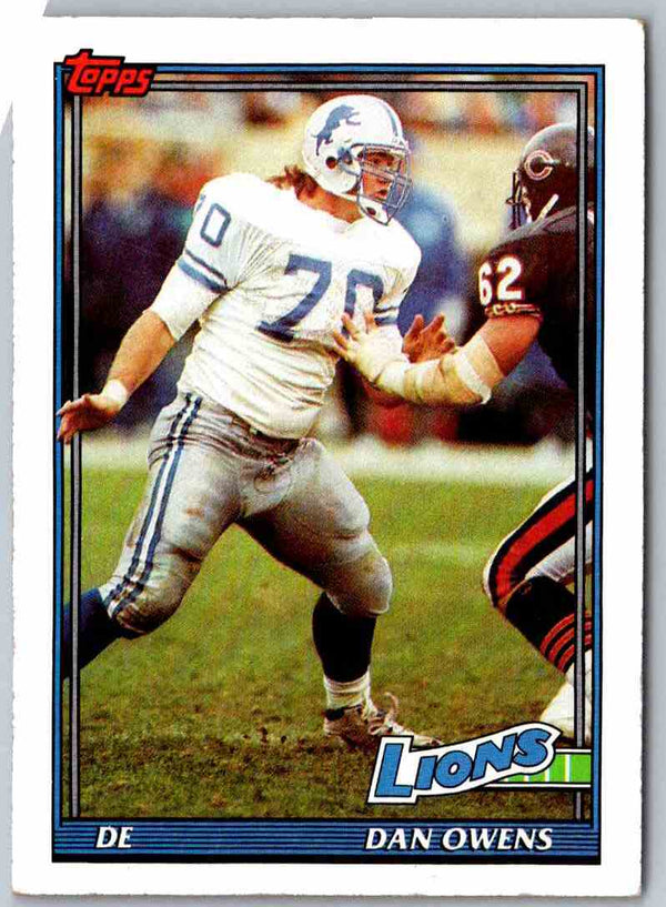 1991 Topps Football Dan Owens #414