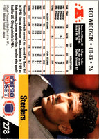 1991 Pro Set Spanish Rod Woodson #207