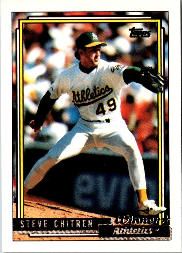 1992 Topps Steve Chitren #379