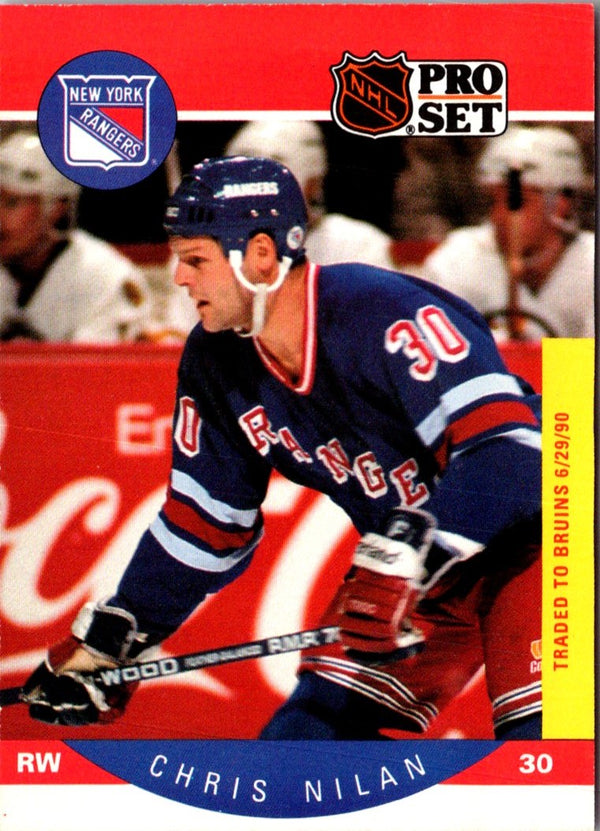 1990 Pro Set Chris Nilan #205