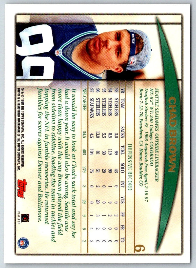 1998 Topps Chad Brown