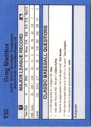 1990 Classic Update Greg Maddux