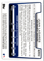 2012 Bowman Chrome Prospects Juan Lagares #BCP212