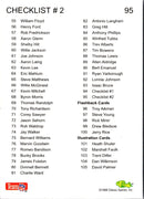 1994 Classic NFL Draft Checklist No.1