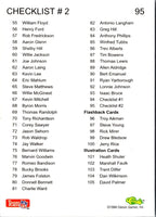 1994 Classic NFL Draft Checklist No.1 #94