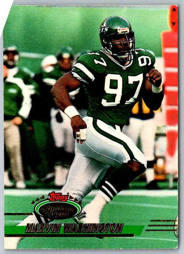 1991 Topps Stadium Club Football Marvin Washington #205