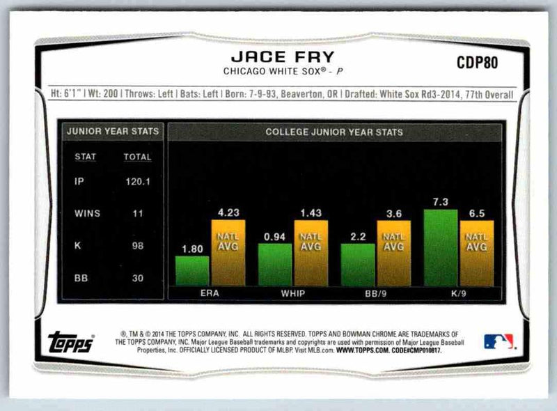 2014 Bowman Jace Fry