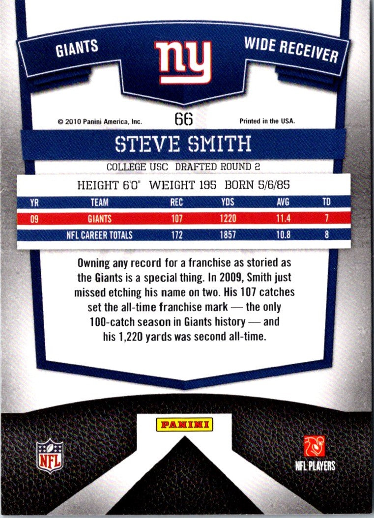 2010 Donruss Elite Steve Smith