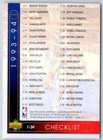 1994 Upper Deck Checklist #252