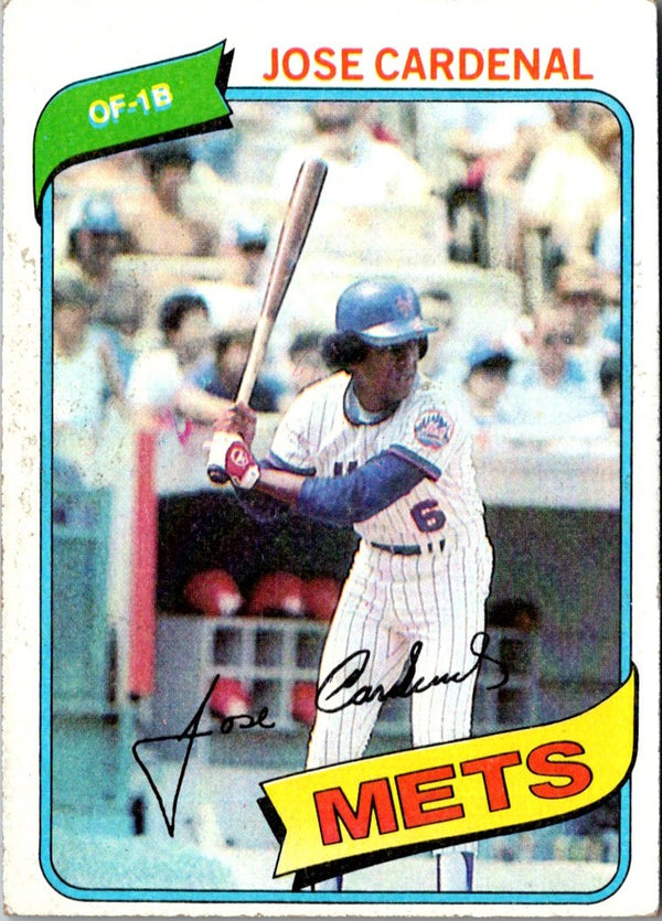 1980 Topps Jose Cardenal #512