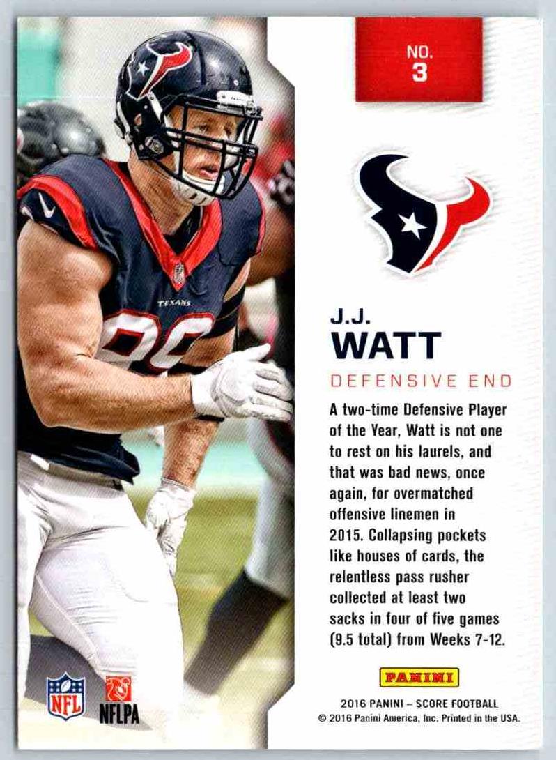 1995 Score J.J. Watt