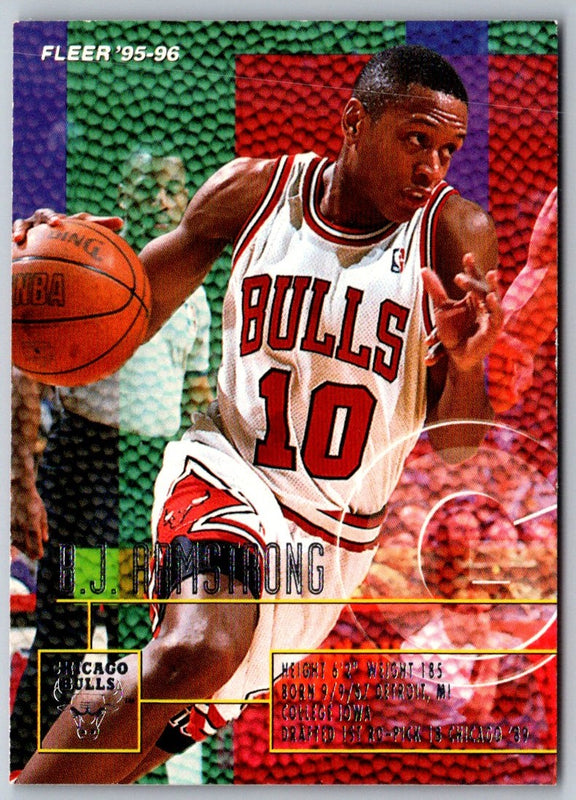 1995 Fleer European B.J. Armstrong #21