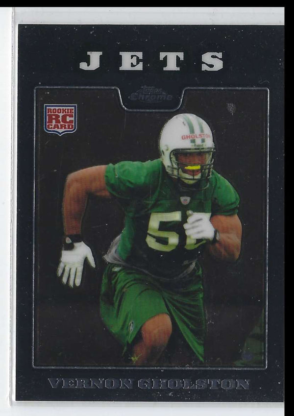 2008 Topps Chrome Vernon Gholston #TC237 Rookie