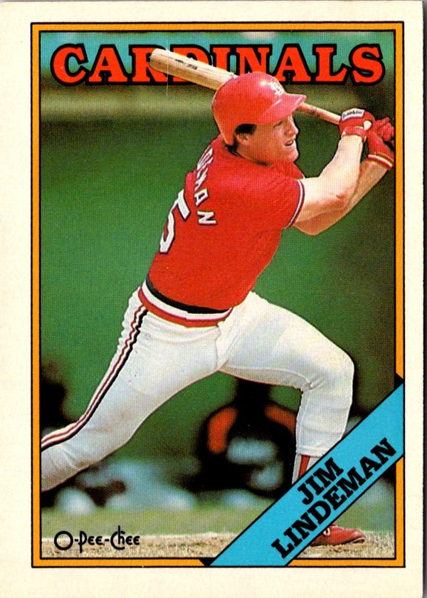 1988 O-Pee-Chee Jim Lindeman #16