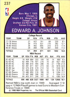 1990 Hoops Eddie Johnson #237