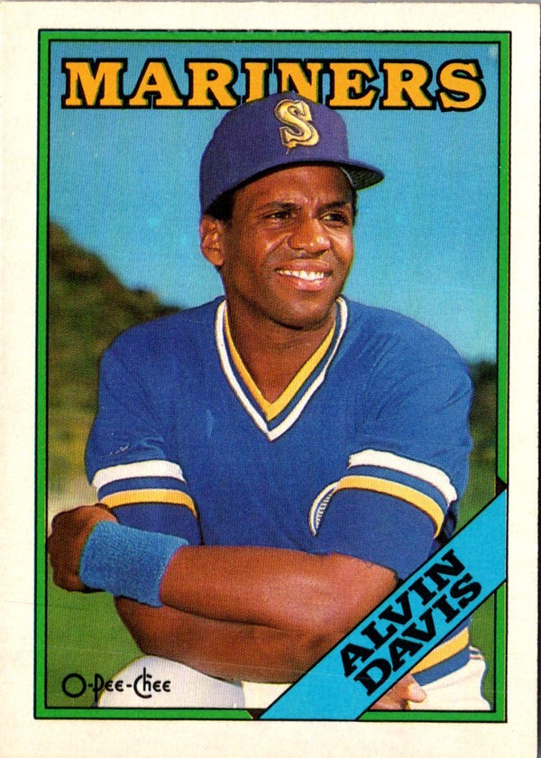 1988 O-Pee-Chee Alvin Davis #349