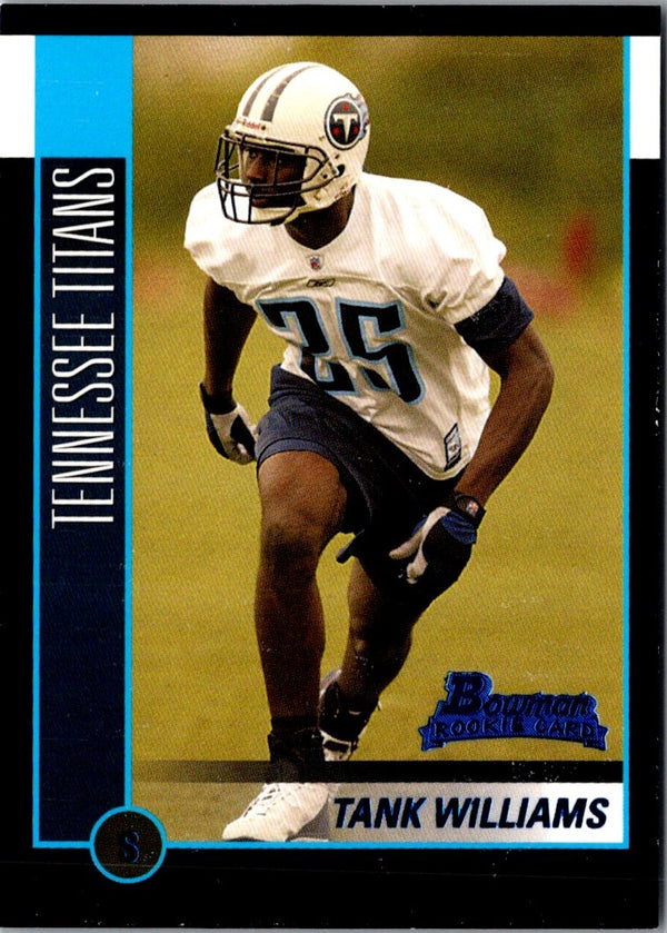 2002 Bowman Tank Williams #152 Rookie