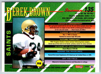 1993 Bowman Football Derek Brown #135
