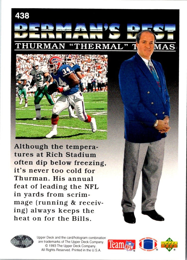 1993 Upper Deck Thurman Thomas