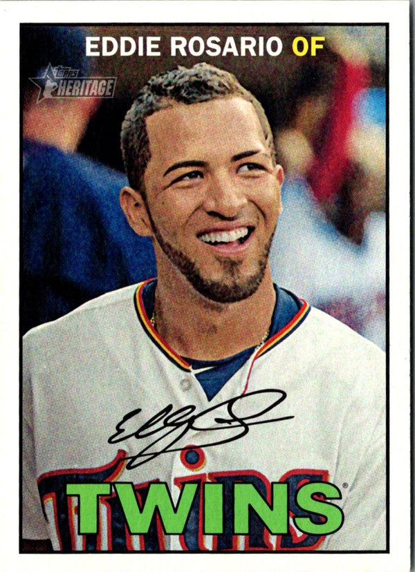 2016 Topps Heritage Eddie Rosario #66