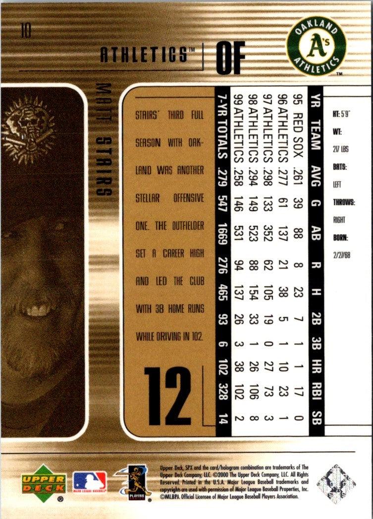 2000 SPx Matt Stairs