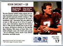 1991 Pro Set WLAF Inserts Kevin Sweeney