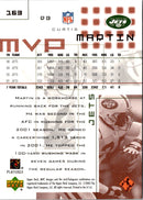 2002 Upper Deck MVP Curtis Martin