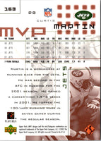 2002 Upper Deck MVP Curtis Martin #163