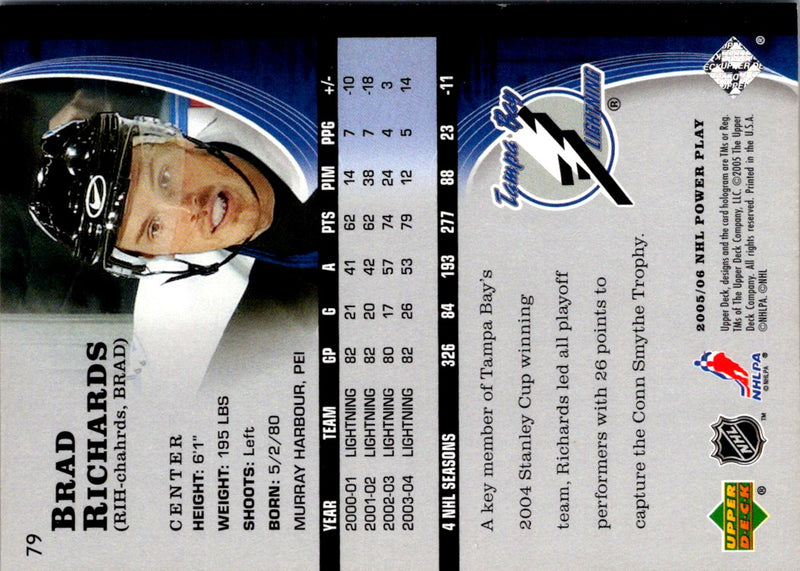 2005 Upper Deck PowerPlay Brad Richards