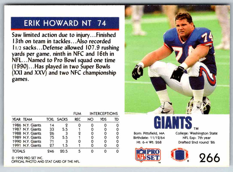 1992 Proset Erik Howard