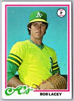 1978 Topps Bob Lacey #29 Rookie