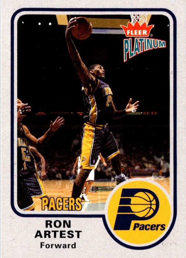 2002 Fleer Platinum Ron Artest #5