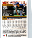2000 Topps Hideo Nomo