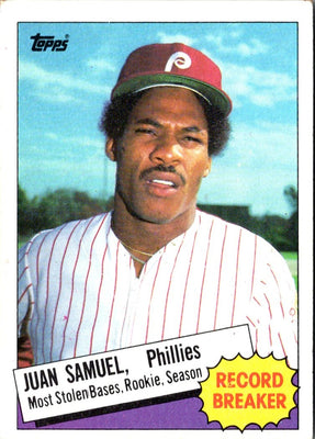 1985 Topps Juan Samuel #8