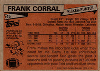 1981 Topps Frank Corral #45