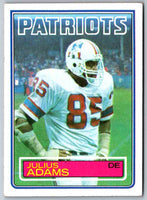1983 Topps Julius Adams #325