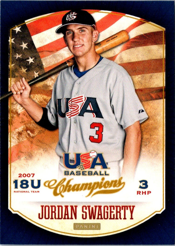 2013 Panini USA Champions Jordan Swagerty #59