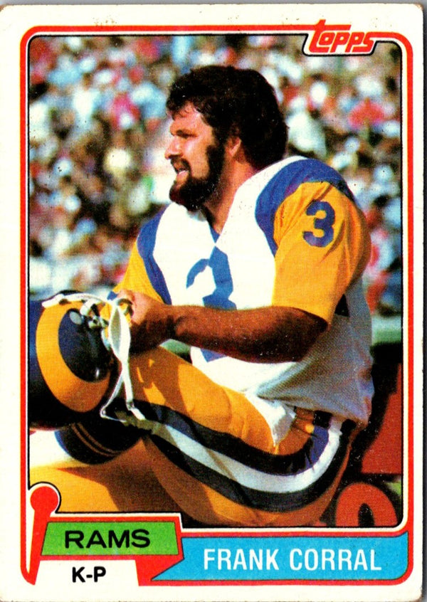 1981 Topps Frank Corral #45