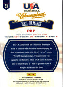 2013 Panini USA Champions Neil Ramirez