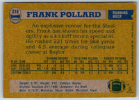 1982 Topps Frank Pollard #216